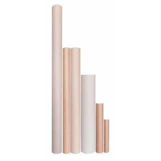 Tuba tekturowa office products śr. 52 mm, dł. 350 mm, na formaty a4, a3, b4