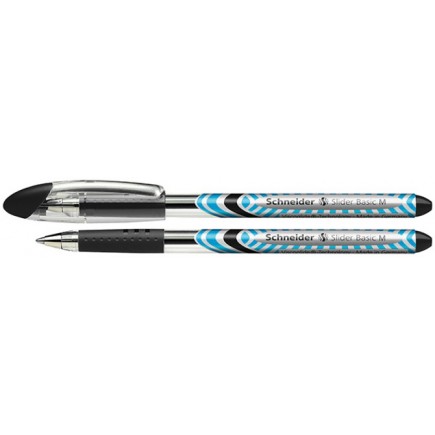 Długopis schneider slider basic, m, czarny - 10 szt