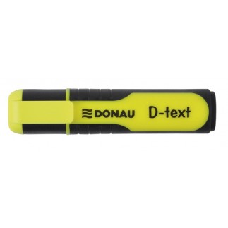 Zakreślacz fluorescencyjny donau d-text, 1-5mm (linia), żółty - 10 szt