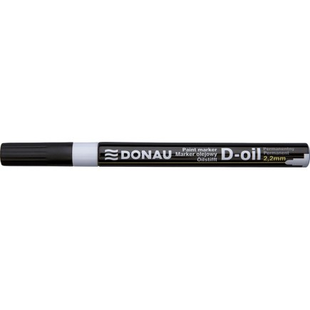 Marker olejowy donau d-oil, okrągły, 2,2mm, biały