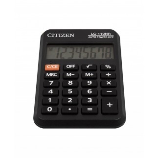 Kalkulator kieszonkowy citizen lc110nr, 8-cyfrowy, 88x58mm, czarny