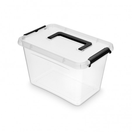 Pojemnik do przechowywania ORPLAST Simple box, 6,5l, z rączką, transparentny