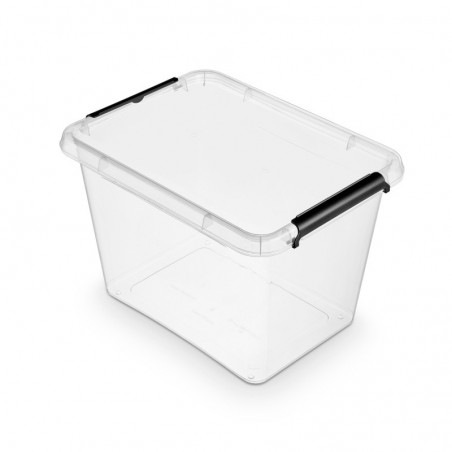 Pojemnik do przechowywania moxom simple box, 19l, transparentny