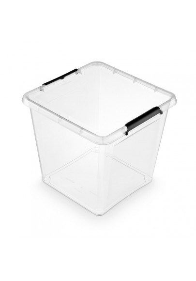 Pojemnik do przechowywania moxom simple box, 36l, transparentny