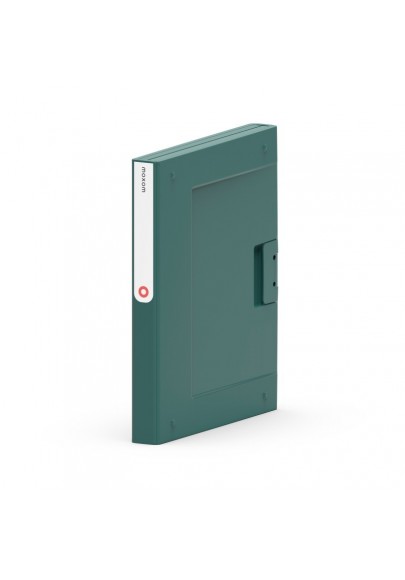 Folder new binder moxom, plastikowy, a4/35mm, zielony