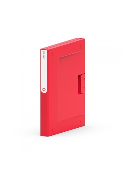 Folder new binder moxom, plastikowy, a4/35 mm, czerwony