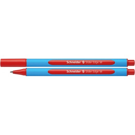 Długopis schneider slider edge, m, czerwony - 10 szt