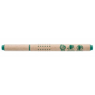 Długopis ico green, brązowy - 64 szt