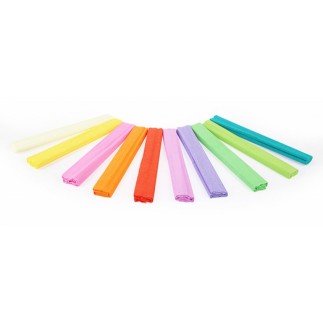 Bibuła marszczona gimboo pastel, w rolce, 50x200cm, 10 szt., mix kolorów