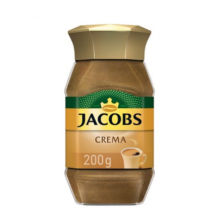 Kawa jacobs crema, rozpuszczalna, 200 g - 6 szt