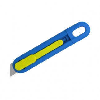 Nóż bezpieczny phc volo, z automatycznie chowanym ostrzem, niebieski