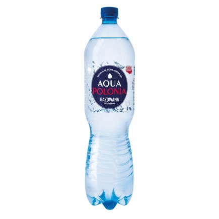 Woda mineralna aqua polonia, gazowana, 1,5l - 6 szt