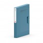Folder new binder moxom, plastikowy, a4/35mm, szaro-niebieski