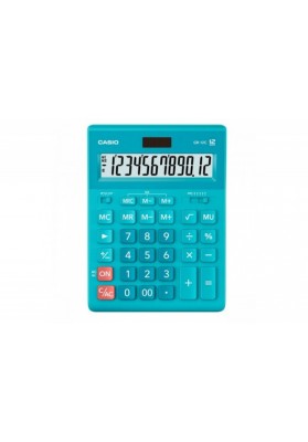 Kalkulator biurowy, CASIO GR-12C-LB,12-cyfrowy, 155x210mm, niebieski