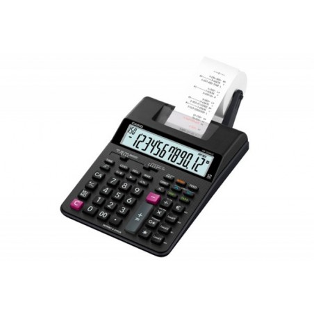 Kalkulator drukujący, CASIO HR-150RCE, z zasilaczem, 12-cyfrowy 165x295mm, czarny