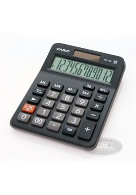 Kalkulator biurowy, CASIO Mx-12B,12-cyfrowy,106,5x147mm, czarny