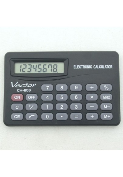 Kalkulator kieszonkowy vector kav ch-853, 8-cyfrowy,.83x53mm, czarny