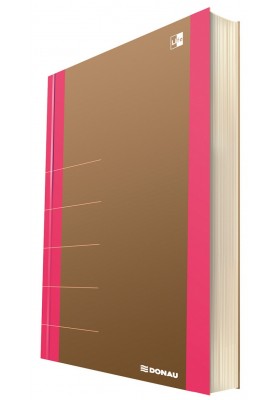 Notatnik DONAU Life, organizer, 165x230mm, 80 kart., różowy