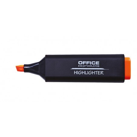 Zakreślacz fluorescencyjny office products, 1-5mm (linia), pomarańczowy - 10 szt