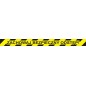Naklejka podłogowa office products, zachowaj bezpieczny odstęp, 103x10cm, żółta