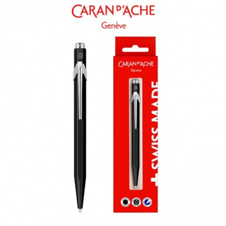 Długopis CARAN D’ACHE 849 Gift Box Black, czarny