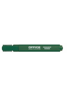 Marker permanentny OFFICE PRODUCTS, ścięty, 1-5mm (linia), zielony