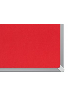 Tablica filcowa NOBO, 72x41cm, panoramiczna 32", czerwona