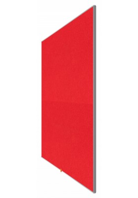 Tablica filcowa nobo, 90x51cm, panoramiczna 40", czerwona