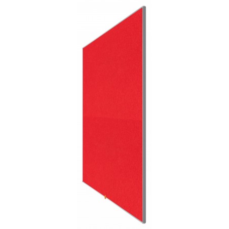 Tablica filcowa nobo, 189x107cm, panoramiczna 85", czerwona