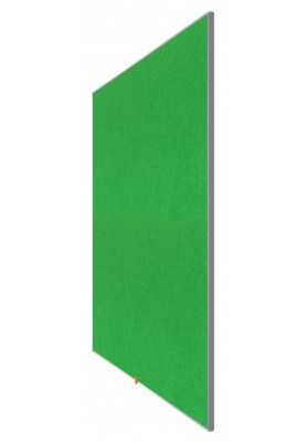Tablica filcowa nobo, 72x41cm, panoramiczna 32", zielona