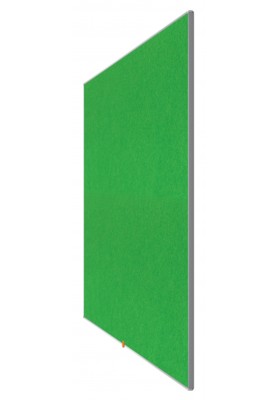 Tablica filcowa nobo, 90x51cm, panoramiczna 40", zielona