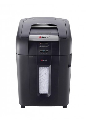 Niszczarka automatyczna REXEL Auto+ 500M, konfetti, P-5, 500 kart., 80l, karty kredytowe/CD, czarna