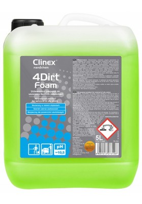 Preparat CLINEX 4Dirt Foam 5L, do usuwania tłustych zabrudzeń