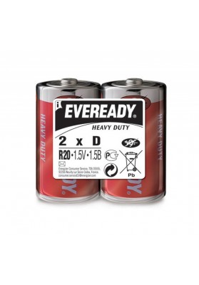 Bateria EVEREADY Heavy Duty, D, R20, 1,5V, 2szt.
