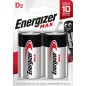 Bateria energizer max, d, lr20, 1,5v, 2szt.