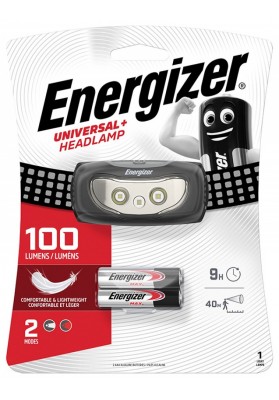 Latarka czołowa ENERGIZER Headlight Universal 3 Led + 3szt. baterii AAA, czarna