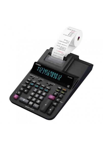 Kalkulator drukujący CASIO DR-420RE, 12-cyfrowy, 205x377mm, czarny