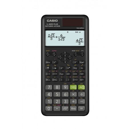 Kalkulator naukowy CASIO FX-85ESPLUS-2, 252 funkcje, 77x162mm, czarny