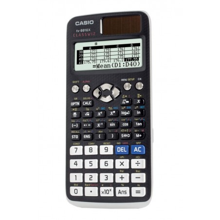 Kalkulator naukowy CASIO FX-991Ex CLASSWIZ, 552 funkcje, 77x165,5mm, czarny
