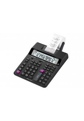 Kalkulator drukujący CASIO HR-200RCE, 12-cyfrowy, 195x313mm, czarny