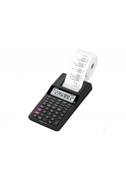 Kalkulator drukujący casio hr-8rce bk box, 12-cyfrowy, 102x239mm, czarny