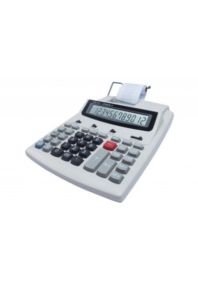 Kalkulator drukujący vector kav lp-203ts ii, 12-cyfrowy, 195x260mm, biały