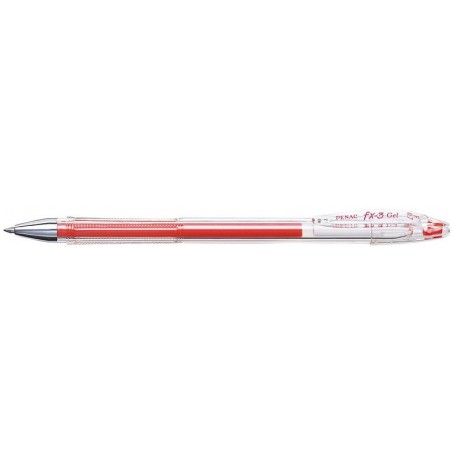Długopis żelowy PENAC FX3 0,7mm, czerwony