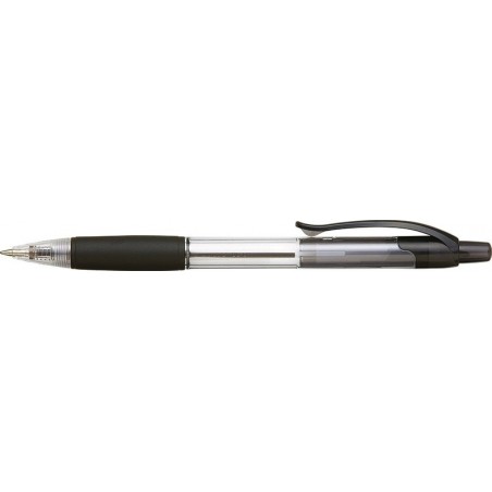 Długopis automatyczny penac cch3 0,7mm, czarny - 12 szt