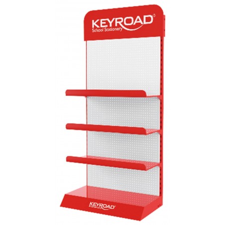 Duży display KEYROAD, metal, bez wyposażenia, czerwony