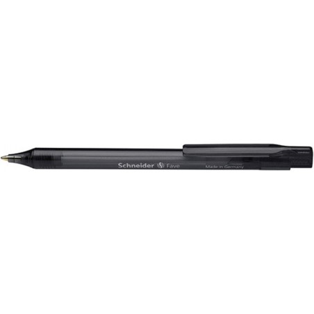 Długopis automatyczny SCHNEIDER Fave, M, czarny