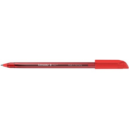 Długopis schneider vizz, f, 1szt., czerwony - 10 szt