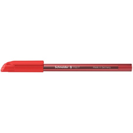 Długopis schneider vizz, f, 1szt., czerwony - 10 szt