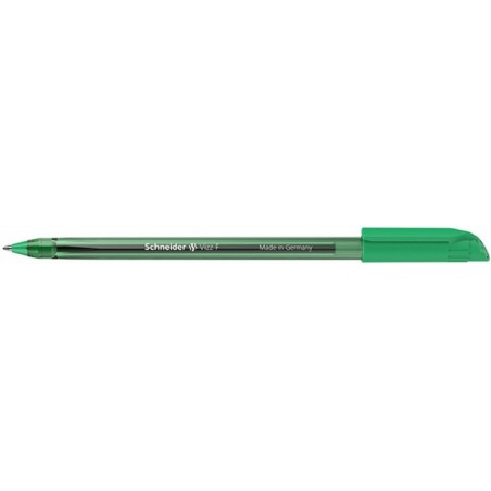 Długopis schneider vizz, f, 1szt., zielony - 10 szt