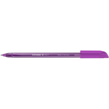 Długopis schneider vizz, f, 1szt., fioletowy - 10 szt